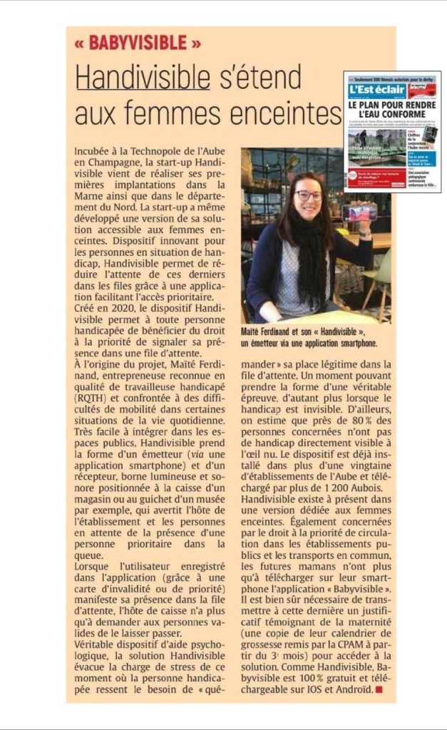 article presse babyvisible